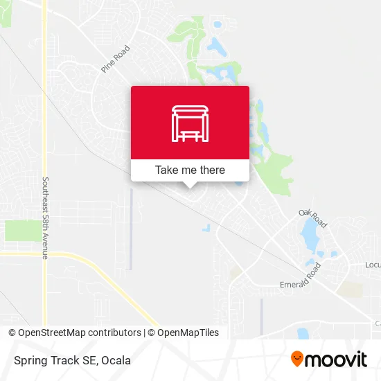 Spring Track SE map
