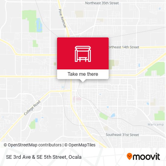 Mapa de SE 3rd Ave  & SE 5th Street