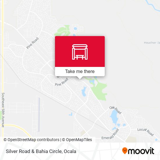 Silver Road & Bahia Circle map