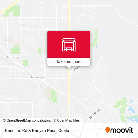 Baseline Rd & Banyan Pass map