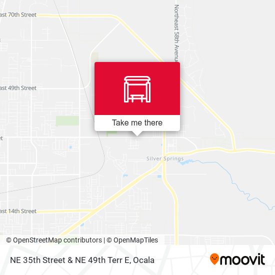 NE 35th Street & NE 49th Terr E map