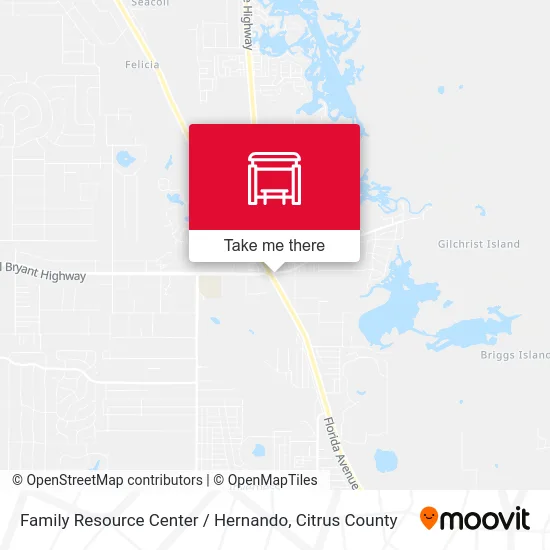 Family Resource Center / Hernando map
