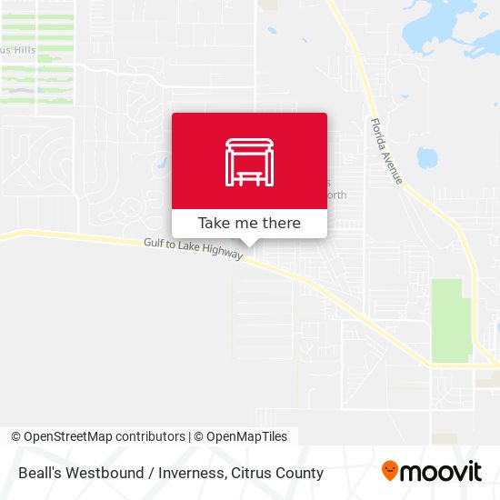 Mapa de Beall's Westbound / Inverness