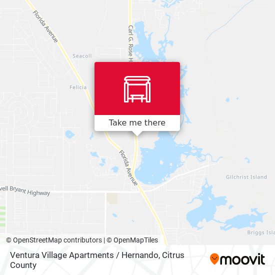 Mapa de Ventura Village Apartments / Hernando