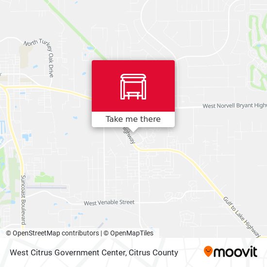 West Citrus Government Center map