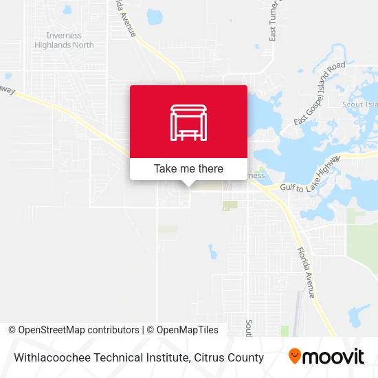 Withlacoochee Technical Institute map