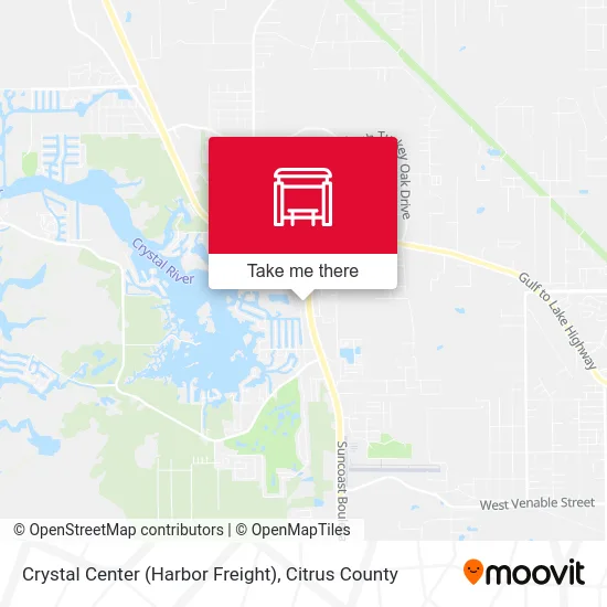 Crystal Center (Harbor Freight) map