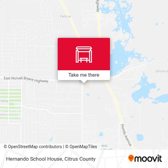 Hernando School House map