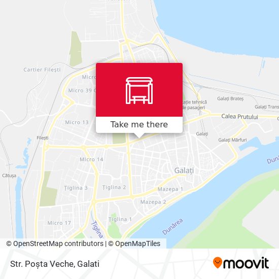 Str. Poșta Veche map