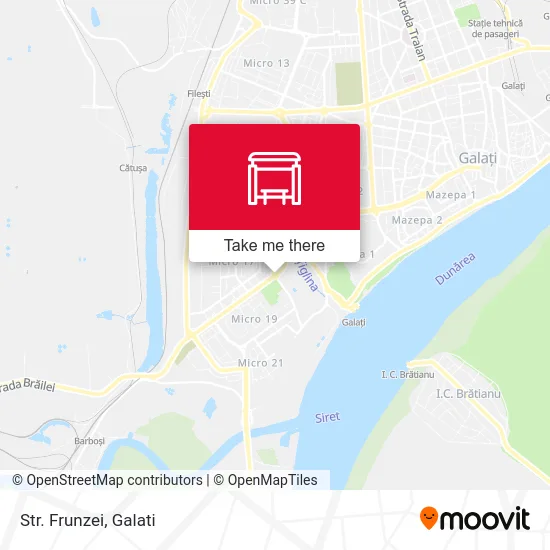 Str. Frunzei map