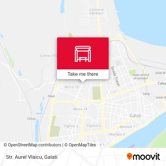 Str. Aurel Vlaicu map