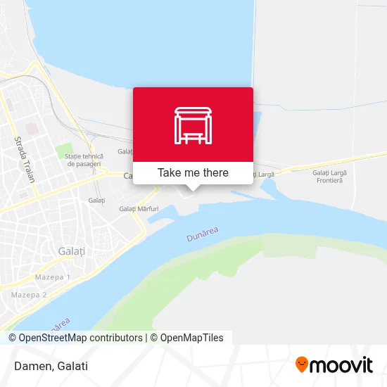 Damen map