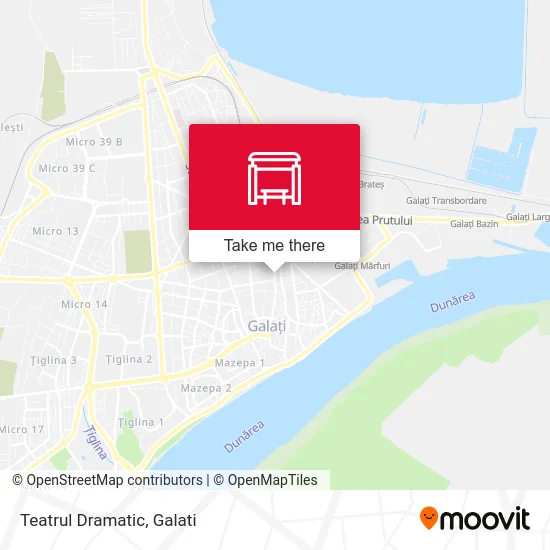 Teatrul Dramatic map