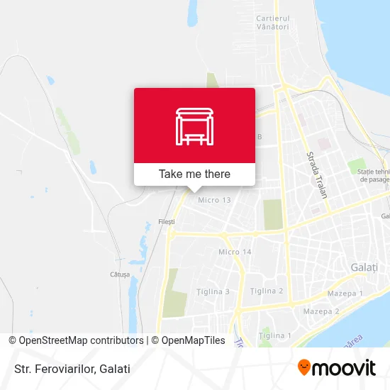 Str. Feroviarilor map