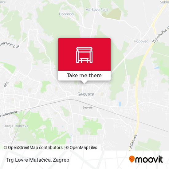 Trg Lovre Matačića map