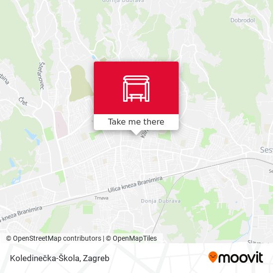 Koledinečka-Škola map