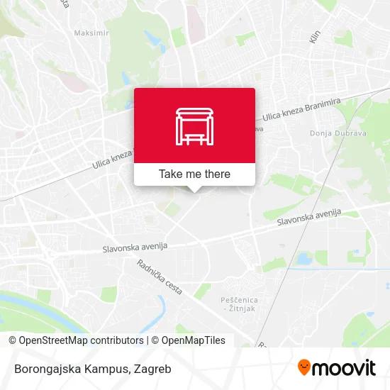 Borongajska Kampus map