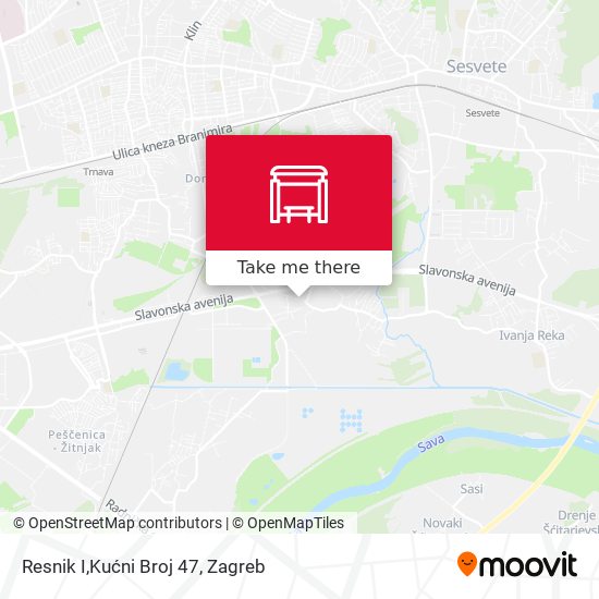 Resnik I,Kućni Broj 47 map