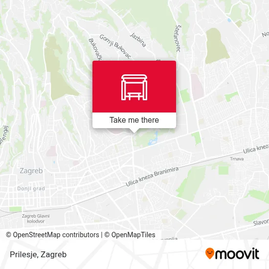 Prilesje map