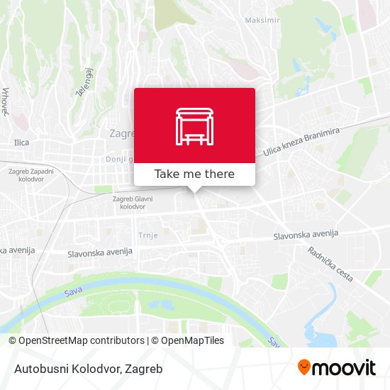 Autobusni Kolodvor map