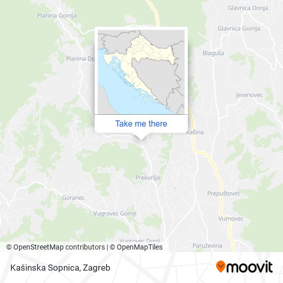 Kašinska Sopnica map
