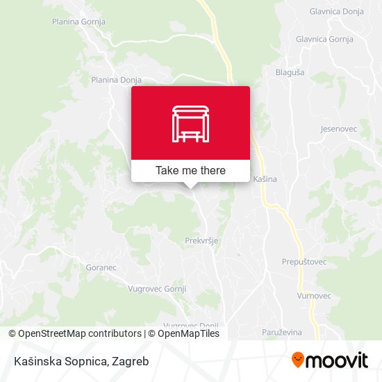 Kašinska Sopnica map