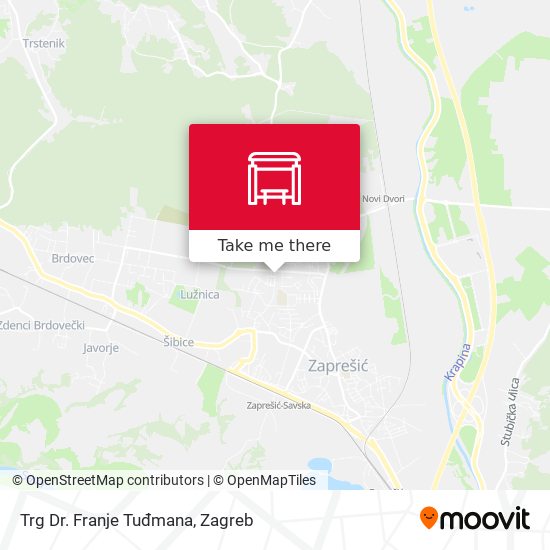 Trg Dr. Franje Tuđmana map