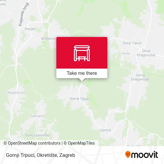 Gornji Trpuci, Okretište map