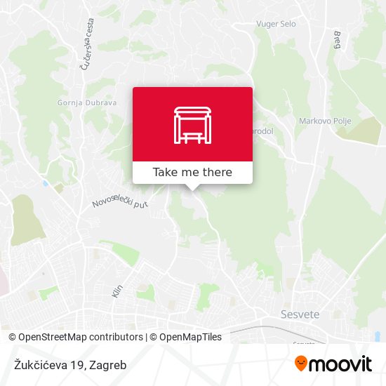 Žukčićeva 19 map
