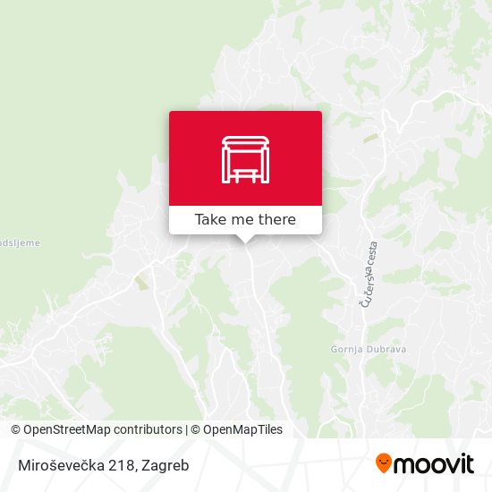 Miroševečka 218 map