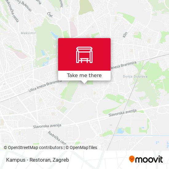 Kampus - Restoran map