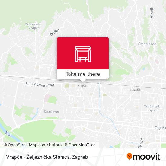 Vrapče - Željeznička Stanica map