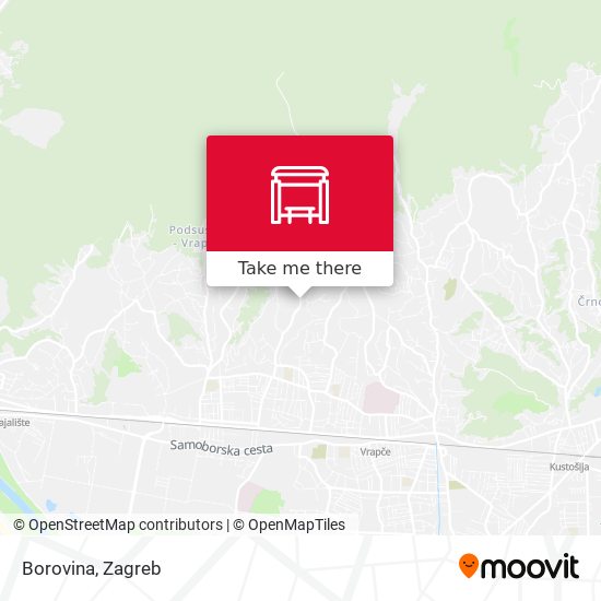 Borovina map