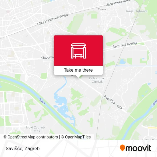 Savišće map