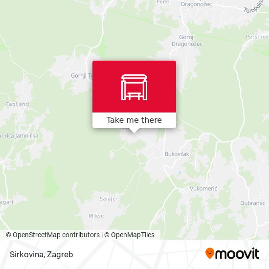 Sirkovina map