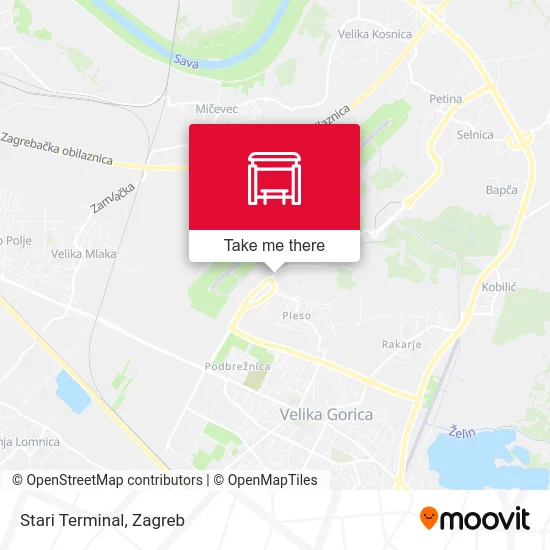 Stari Terminal map