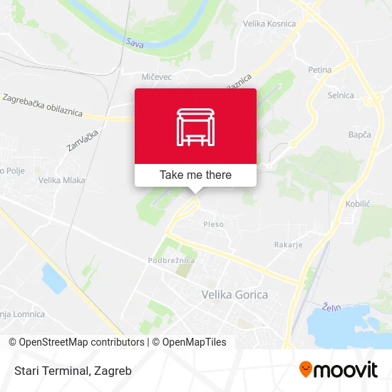 Stari Terminal map