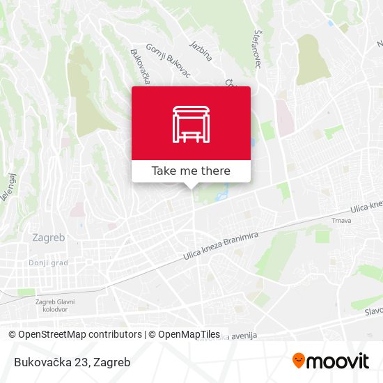 Bukovačka 23 map