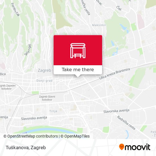 Tuškanova map