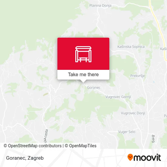 Goranec map
