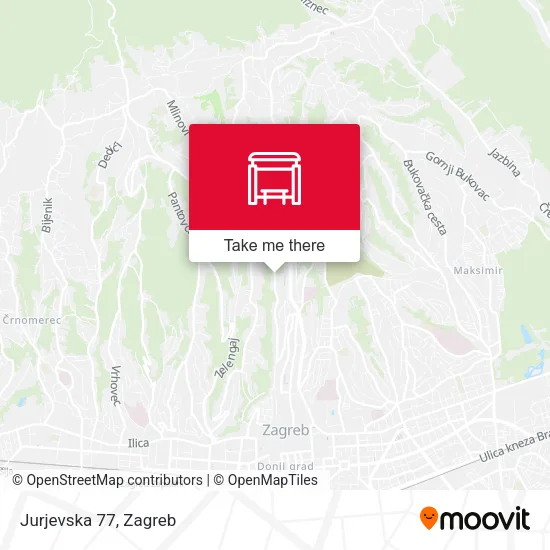 Jurjevska 77 map