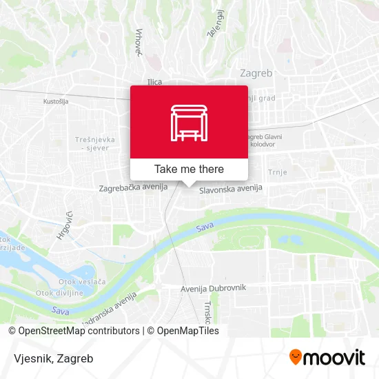 Vjesnik map