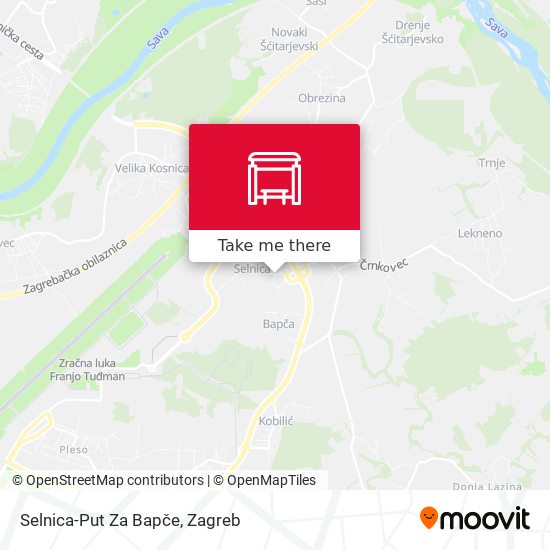 Selnica-Put Za Bapče map