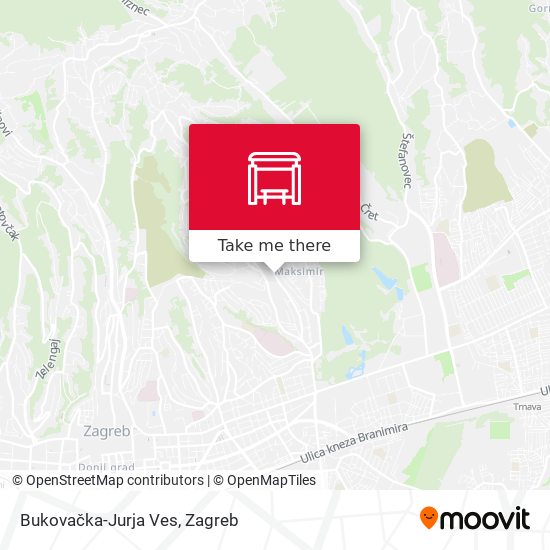 Bukovačka-Jurja Ves map