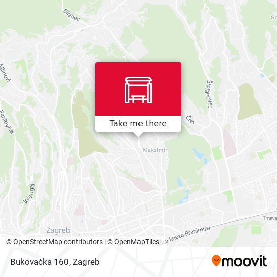 Bukovačka 160 map