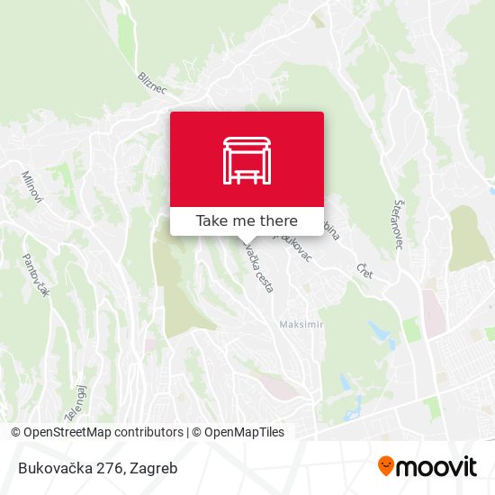 Bukovačka 276 map