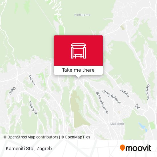 Kameniti Stol map