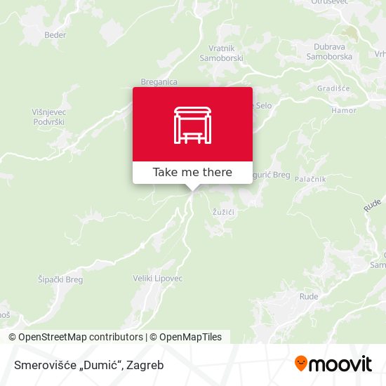 Smerovišće „Dumić“ map