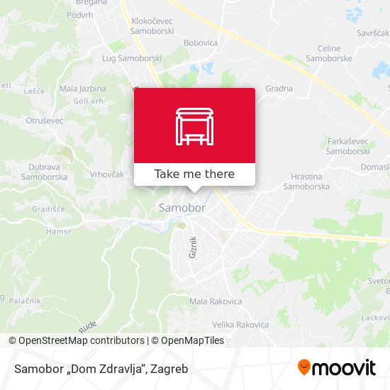 Samobor „Dom Zdravlja“ map