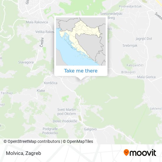 Molvica map